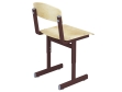 Стул школьный ученический 4-6 г/р регулируемый СТУро1.46-КЧ.Ф (фанера, м/к коричневый, плоскоовальная труба)
