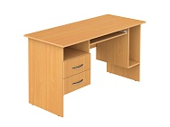 Стол для учителя компьютерный с подвесной тумбой 1400 мм (мод.2) СТК3.02у