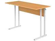 Стол школьный 2-местный 5 г/р нерегулируемый СТО2.5 (бук, м/к серый, квадратная труба)