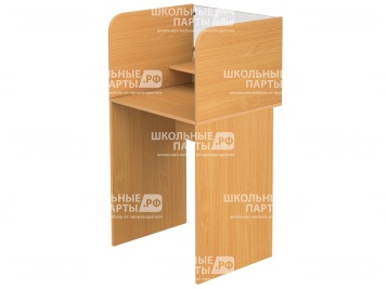 Стол 1-местный лингафонный 6 г/р нерегулируемый школьный СТИк1.6-Б (Бук Бавария)