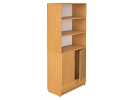 Шкаф полуоткрытый для таблиц для класса ШКНт2.21+ШКВ3.20