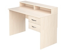 Стол для выдачи книг с тумбой для библиотеки СТВт1-Д (Дуб Молочный)