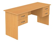 Стол для учителя письменный с подвесными тумбами 1600 мм (мод.1) СТПт2.16.01у