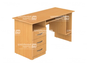 Стол для учителя компьютерный 1-тумбовый 1400 мм (мод.3) СТК3.03у