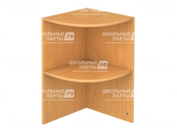 Секция шкафа модульного верхняя 2-ярусная угловая ШКВу2.10