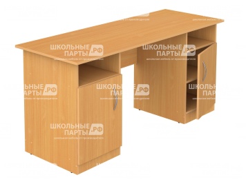 Стол для учителя письменный 2-тумбовый 1600 мм (мод.5) СТПт2.16.05у