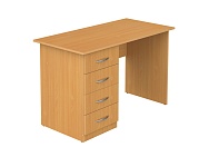 Стол для учителя письменный 1-тумбовый 1400 мм (мод.4) СТПт1.14.04у