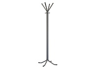 Вешалка-стойка 4 крючка 950.2 металлическая (черная)
