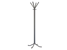 Вешалка-стойка 4 крючка 950.2 металлическая (черная)