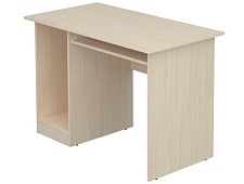 Стол для кабинета информатики компьютерный 1-местный школьный с выдвижной полкой СТК2-Д (Дуб Молочный)