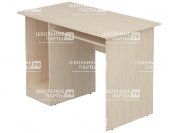 Стол для кабинета информатики компьютерный 1-местный школьный с выдвижной полкой СТК2-Д (Дуб Молочный)
