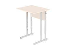 Металлокаркас школьного стола 5-7 г/р регулируемый МКро1.57 (серый, плоскоовальная труба)