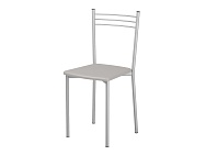 Стул обеденный с жесткой спинкой 5 г/р 280.5-С.С (обивка - экокожа серый, м/к - серый)