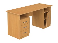 Стол для учителя письменный 2-тумбовый 1600 мм (мод.4) СТПт2.16.04у