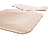 Сидение и спинка из фанеры для стула ученического (комплект) для 7 г/р с выжимом