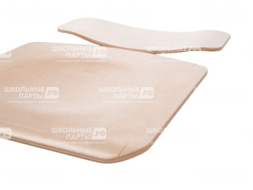 Сидение и спинка из фанеры для стула ученического (комплект) для 7 г/р с выжимом