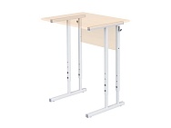 Металлокаркас школьного стола 2-4 г/р регулируемый МКр1.24 (серый, квадратная труба)