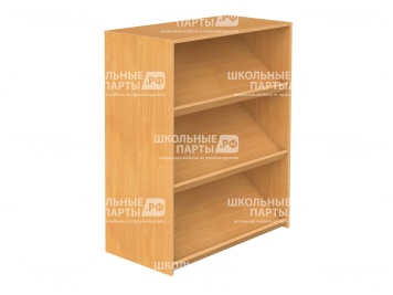 Секция шкафа модульного верхняя 3-ярусная широкая с наклонными полками ШКВн3.20