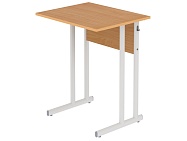 Стол школьный 1-местный 3 г/р нерегулируемый СТОо1.3 (бук, м/к серый, плоскоовальная труба)
