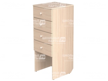 Шкаф для читательских формуляров библиотечный ШКЧ1-Д (Дуб Молочный)