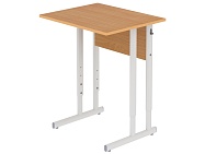Стол школьный 1-местный 3-5 г/р регулируемый СТОро1.35 (бук, м/к серый, плоскоовальная труба)