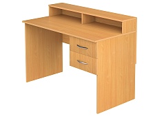 Стол для выдачи книг с тумбой для библиотеки СТВт1-Б (Бук Бавария)