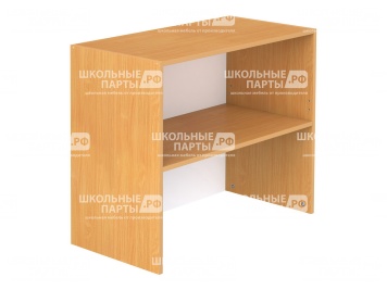 Секция шкафа модульного верхняя 2-ярусная широкая открытая ШКВ2.20