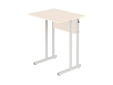 Металлокаркас школьного стола 4 г/р нерегулируемый МКо1.4 (серый, плоскоовальная труба)