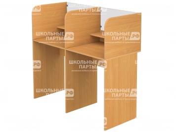 Стол 2-местный лингафонный 6 г/р нерегулируемый школьный СТИк2.6-Б (Бук Бавария)