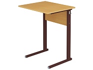 Стол школьный 1-местный 5 г/р нерегулируемый СТОу1.5 (бук, м/к коричневый, прямоугольная труба)