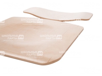 Сидение и спинка из фанеры для стула ученического (комплект) для 6 г/р с выжимом